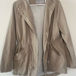 Valerie Stevens Light Spring Hooded Jacket size medium